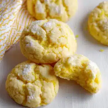 Lemon Gooey Butter Cookies