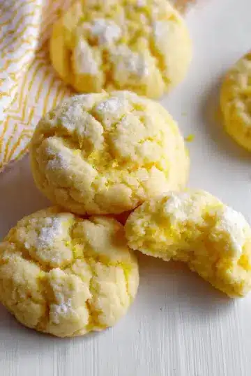 Lemon Gooey Butter Cookies