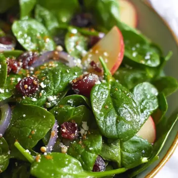 Winter Spinach Salad