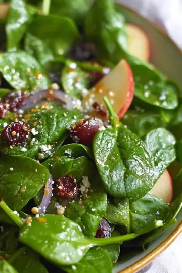 Winter Spinach Salad