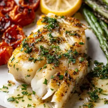 Easy Garlic Butter Baked Cod