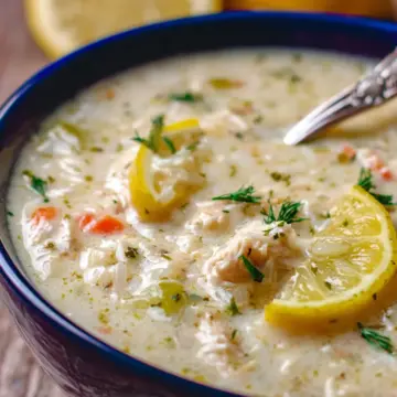 Avgolemono Soup Recipe (Greek Lemon Chicken Soup)