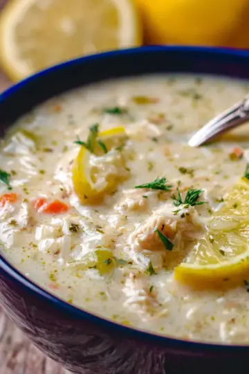 Avgolemono Soup Recipe (Greek Lemon Chicken Soup)