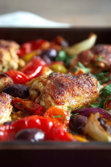 Spanish Chicken Tray Bake