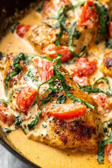 Creamy Tomato Basil Chicken