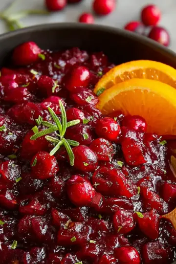 Cranberry Orange Sauce