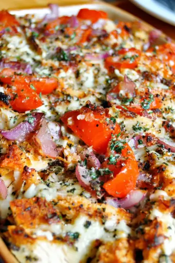 Chicken Bruschetta Casserole