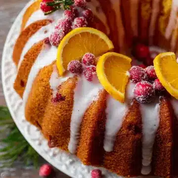 Cranberry Orange Bundt Cake