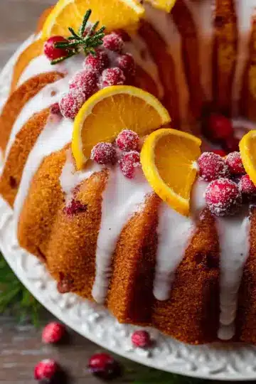 Cranberry Orange Bundt Cake