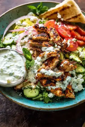 Chicken Tzatziki Bowls.