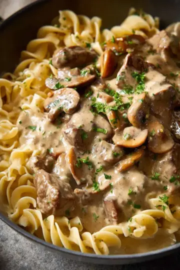 Beef Stroganoff