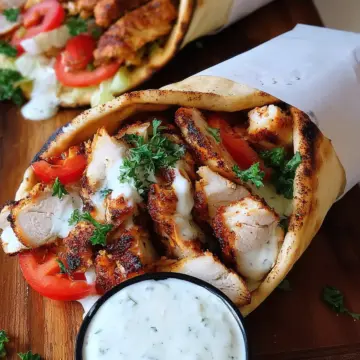Chicken Shawarma with Garlic Sauce