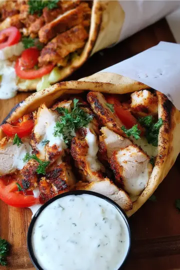 Chicken Shawarma with Garlic Sauce