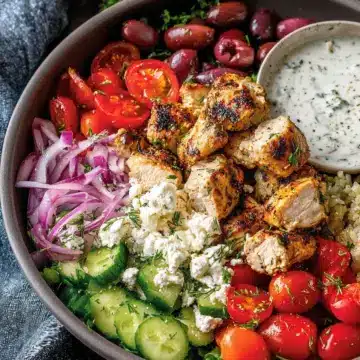 Low-Carb Greek Chicken Bowls (Keto, Gluten-Free)