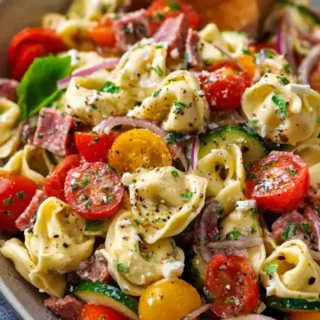 Easy Italian Tortellini Pasta Salad