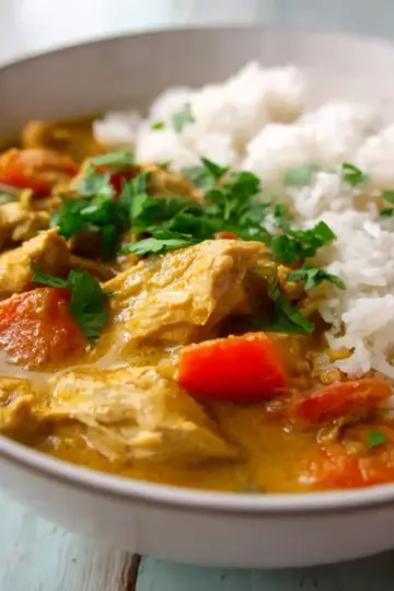 Slow Cooker Coconut Curry Chicken