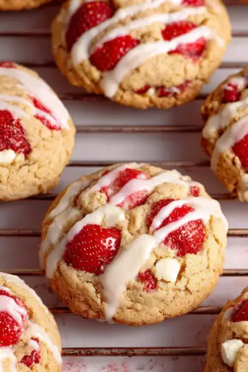 Strawberries & Cream Cookies