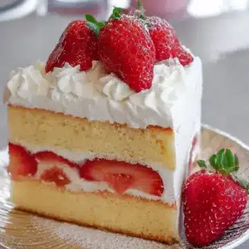 Japanese Strawberry Sponge Cake