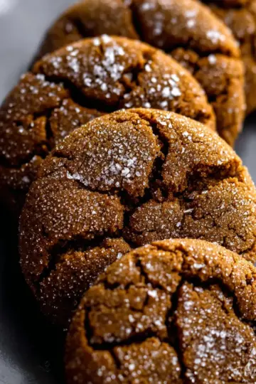 Seriously Soft Molasses Cookies