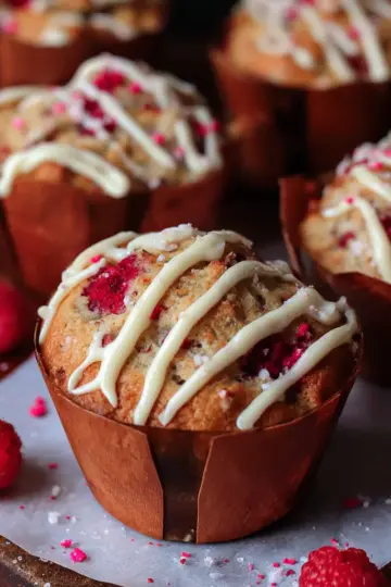White Chocolate and Raspberry Muffins