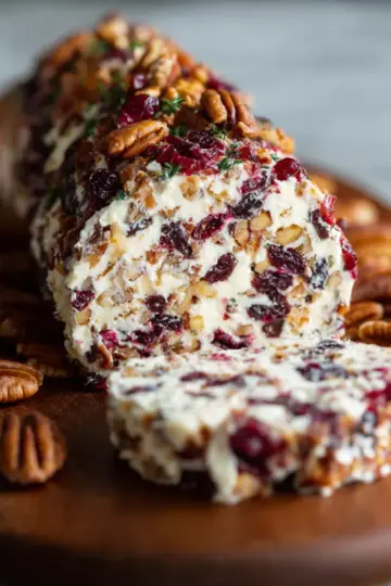 Cranberry Pecan Cheese Log