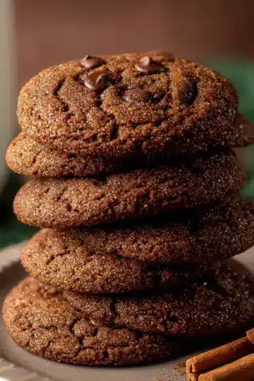 Chewy Chocolate Gingerbread Cookies