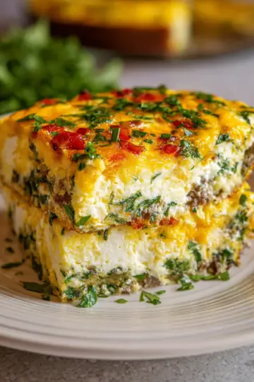 Cottage Cheese Egg Bake