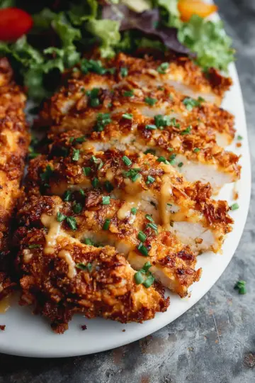 Pretzel Crusted Chicken