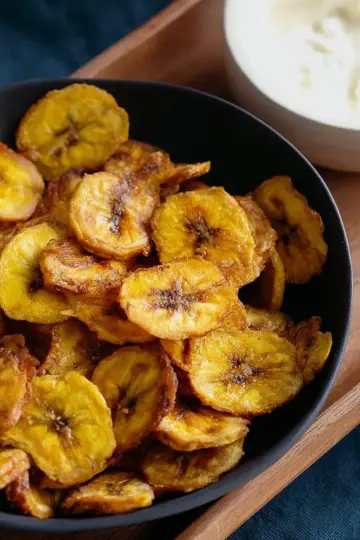 Baked Plantain Chips