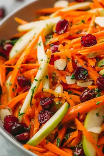 Apple Cranberry Carrot Salad Recipe