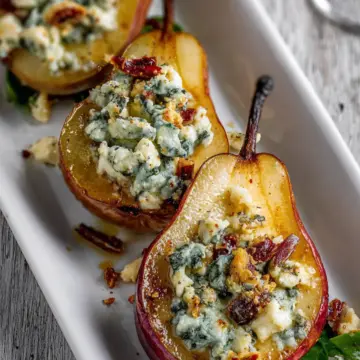 Blue Cheese Stuffed Pears