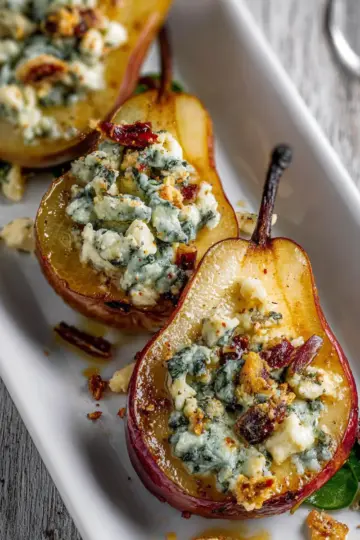 Blue Cheese Stuffed Pears