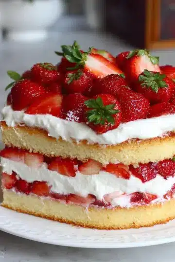 Strawberry Shortcake Cake