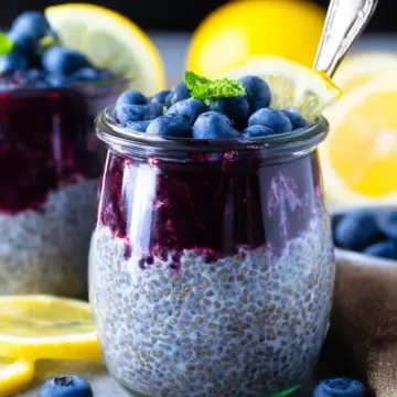 Blueberry Lemon Chia Seed Pudding Recipe
