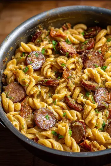 One Pot Spicy Sausage Pasta