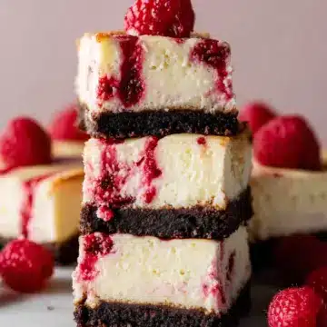 White Chocolate Raspberry Cheesecake Bars
