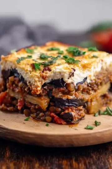 Vegan Moussaka with Lentils