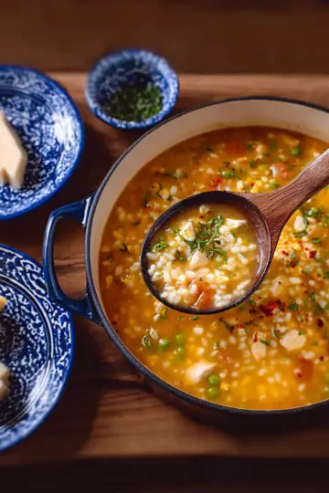 Italian Chicken Pastina Soup