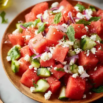 Watermelon Salad with Feta