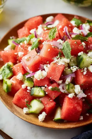 Watermelon Salad with Feta