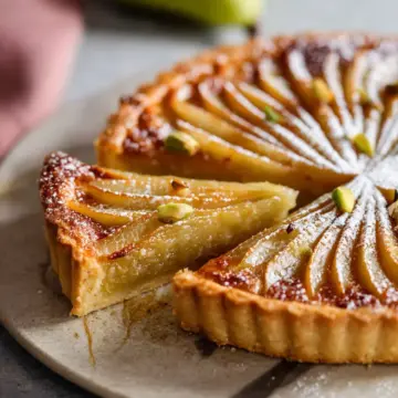 Pear Frangipane Tart