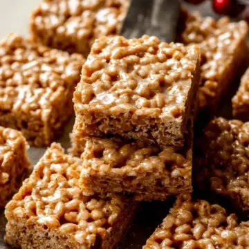 Gingerbread Rice Krispies Treats Recipe