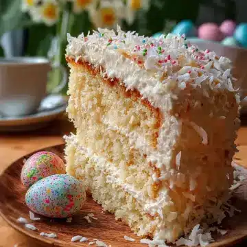 Coconut Easter Cake