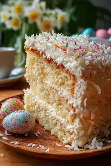 Coconut Easter Cake