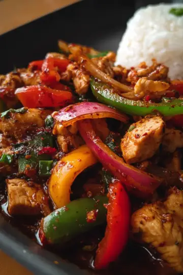 Spicy Chicken and Bell Pepper Stir-Fry Recipe