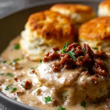 Soul-Satisfying Biscuits and Chorizo Gravy