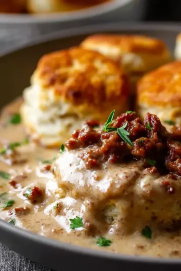 Soul-Satisfying Biscuits and Chorizo Gravy