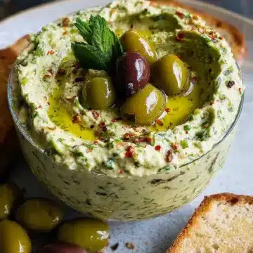 The Ultimate Creamy Green Olive Dip Recipe