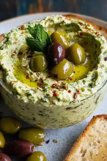 The Ultimate Creamy Green Olive Dip Recipe