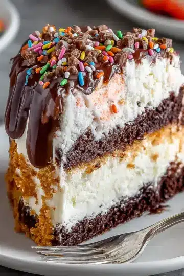 Homemade Ice Cream Cake Recipe